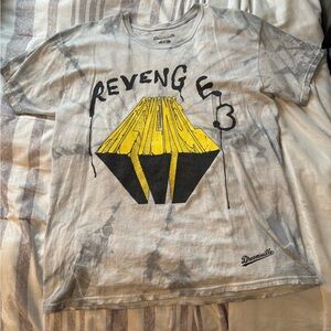 Dreamville ROTD III Revenge of the Dreamers 3 1-888-88DREAM tie-dye Tshirt Sz L